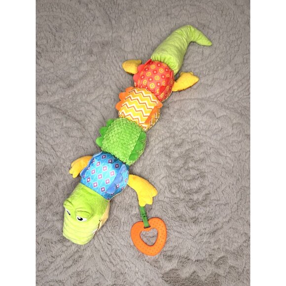 Lamaze Alligator Sensory Crinkle Teether Plush Toy 24" NWOT - Picture 2 of 6